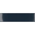 Groove Navy Gloss Ceramic Subway Tile | Tile Club