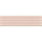 Groove Pink Deco Gloss Ceramic 3D Subway TIle