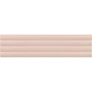 Groove Pink Deco Matte Ceramic 3D Subway TIle