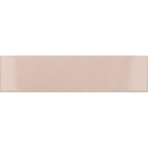 Groove Pink Gloss Ceramic Subway Tile