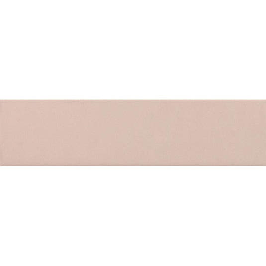 Groove Pink Matte Ceramic Subway Tile