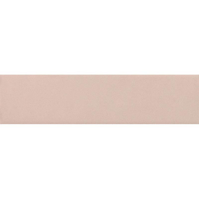 Groove Pink Matte Ceramic Subway Tile | Tile Club