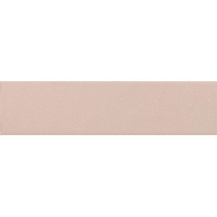 Groove Pink Matte Ceramic Subway Tile