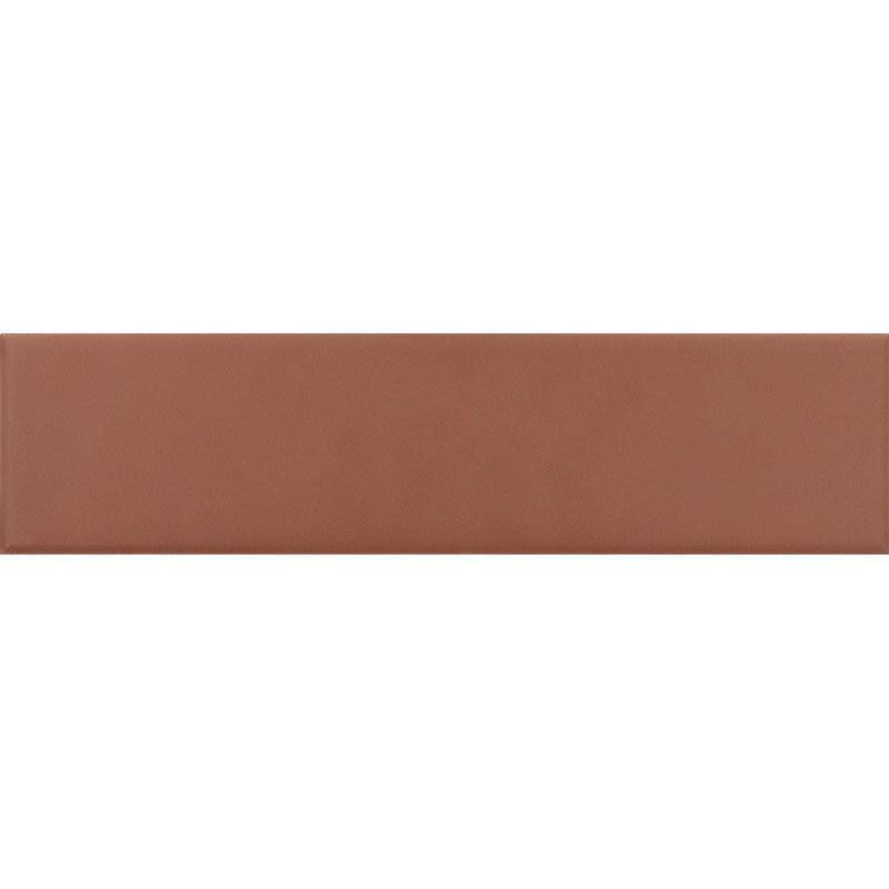 Groove Terracotta Matte Ceramic Subway Tile | Tile Club