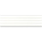 Groove White Deco Gloss Ceramic 3D Subway TIle