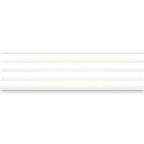 Groove White Deco Matte Ceramic 3D Subway TIle