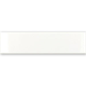 Groove White Gloss Ceramic Subway Tile