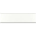 Groove White Matte Ceramic Subway Tile | Tile Club