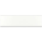 Groove White Matte Ceramic Subway Tile | Tile Club