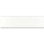 Groove White Matte Ceramic Subway Tile | Tile Club
