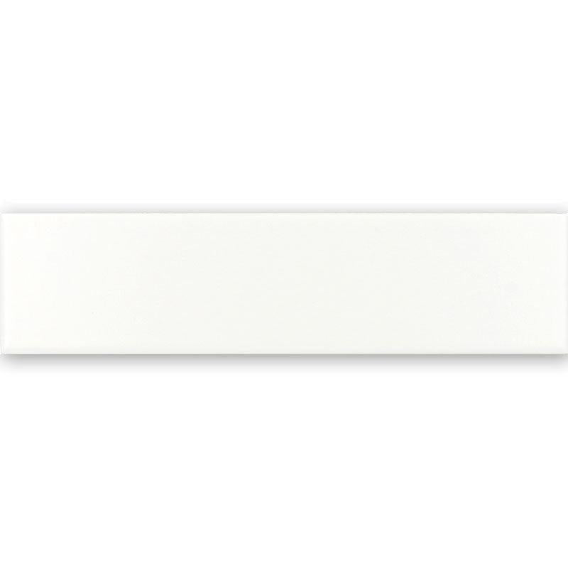 Groove White Matte Ceramic Subway Tile | Tile Club