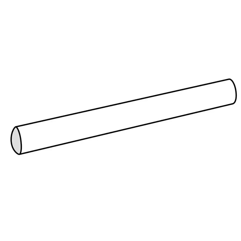 Groove Pink Pencil Matte Ceramic Tile Trim | Tile Club