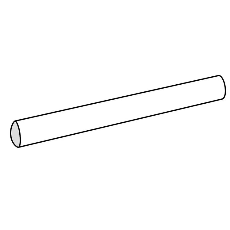 Groove White Pencil Matte Ceramic Tile Trim | Tile Club