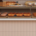 Groove Pink Deco Gloss Ceramic Subway Tile | Tile Club