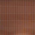 Groove Terracotta Deco Gloss Ceramic Subway Tile | Tile Club