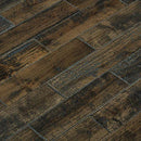 Hand Scraped Barrel Brown Oak Solid Wood