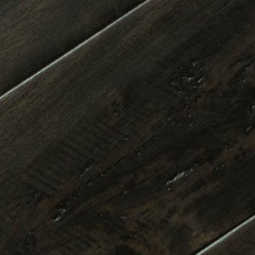 Hand Scraped Dark Brown/Black Maple Solid Wood | Tile Club