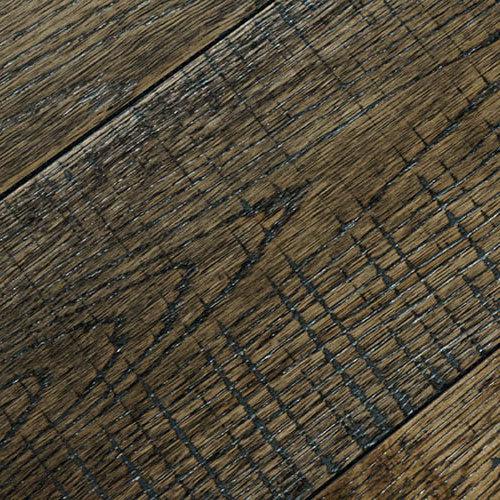 Hand Scraped Ship Brown Oak Solid Wood | Tile Club