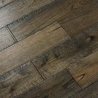 Hand Scraped Ship Brown Oak Solid Wood | Tile Club