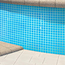 Hawaiian Blue Squares Glass Pool Tile | Tile Club