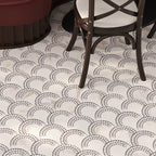 Helena Calacatta Monet and Thassos Marble Mosaic Tile | Tile Club