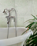 Bathroom backed out Icy Seafoam Squares Glass Pool Tile