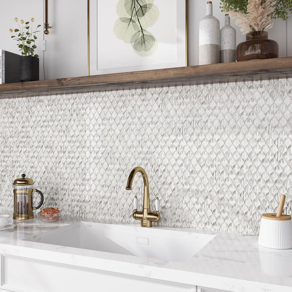Illumine Silver Dust Mermaid Scale | Tile Club