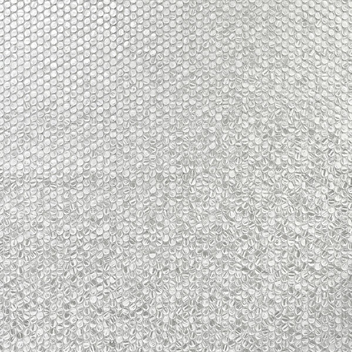 Illumine Silver Dust Penny Round | Tile Club