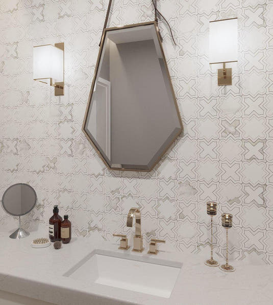 star mosaic tile
