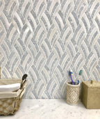 Imperial White Marble Mosaic Tile|Tile Club