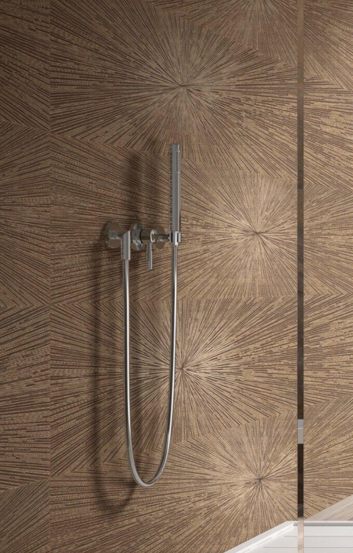 Ionic Copper Decor Impact Rectified Porcelain 3D Tile