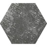 Ink Black Dimension Porcelain Hexagon Tile