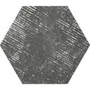 Ink Black Dimension Porcelain Hexagon Tile | Tile Club