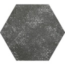 Ink Black Dimension Porcelain Hexagon Tile | Tile Club