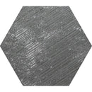 Ink Black Dimension Porcelain Hexagon Tile | Tile Club