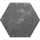 Ink Black Dimension Porcelain Hexagon Tile | Tile Club