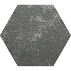 Ink Black Dimension Porcelain Hexagon Tile | Tile Club