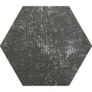 Ink Black Dimension Porcelain Hexagon Tile | Tile Club