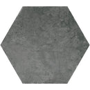 Ink Black Porcelain Hexagon Tile | Tile Club