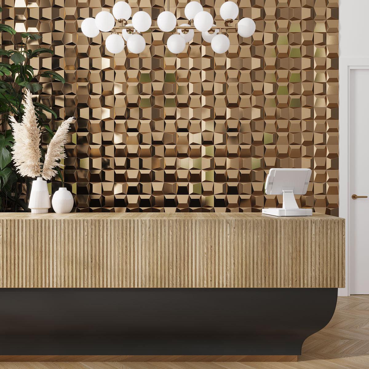 26+ mẫu gạch ốp tường phòng khách sang đẹp nhìn là mê 21 https://www.tileclub.com/cdn/shop/files/ionic-decor-code-copper-3d-porcelain-tile-commercial.jpg?v=1715142193