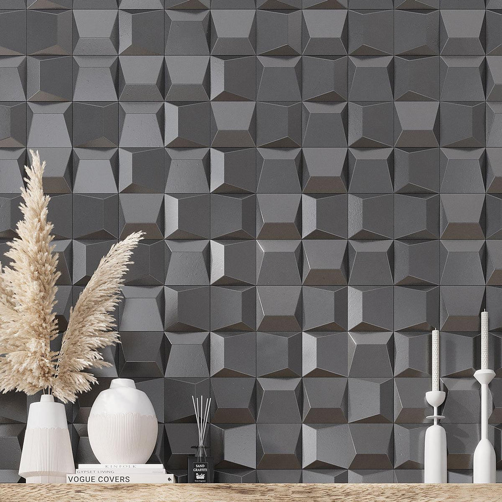 Ionic Decor Code Steel 3D Porcelain Tile