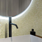 Iridescent Yellow Gold Squares Glass Tile | Tile Club