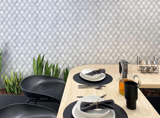 Italiano White Marble Mosaic Tile | Tile Club