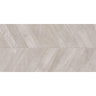 Japandi Chevron Gray Wood-Look Tile Flooring