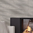 Japandi Contrast Black Slat Wall Tile
