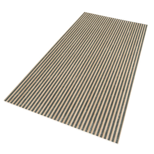 Japandi Contrast Black Slat Wall Tile | Tile Club