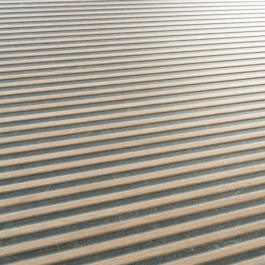 Japandi Contrast Black Slat Wall Tile | Tile Club