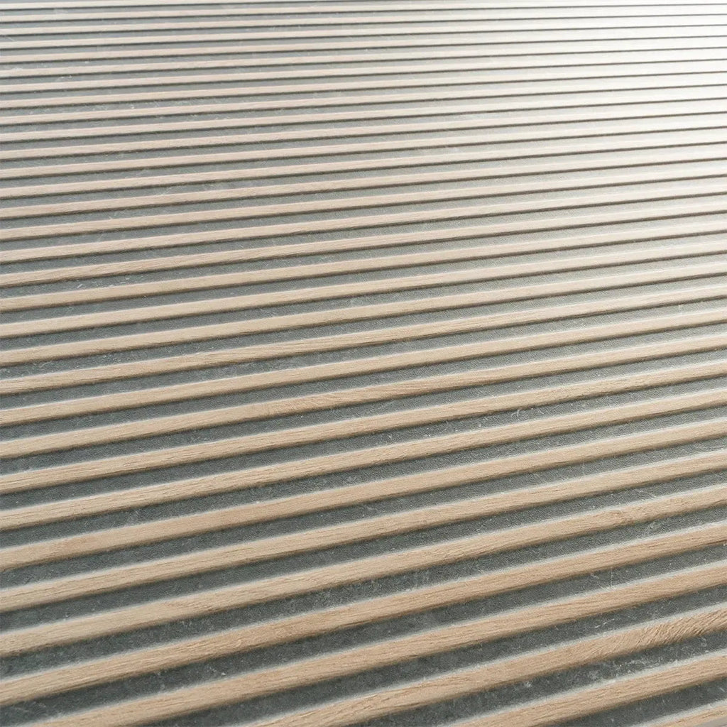 Japandi Contrast Black Slat Wall Tile | Tile Club