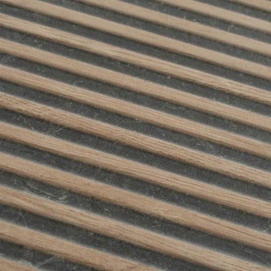 Japandi Contrast Black Slat Wall Tile | Tile Club