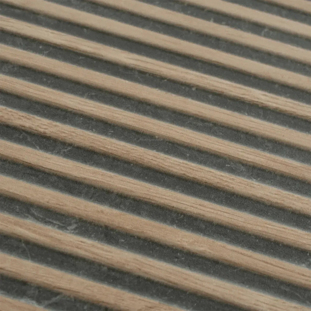 Japandi Contrast Black Slat Wall Tile | Tile Club